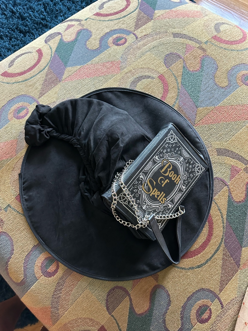 Book of Spells Crossbody Bag – Black & Witch Hat